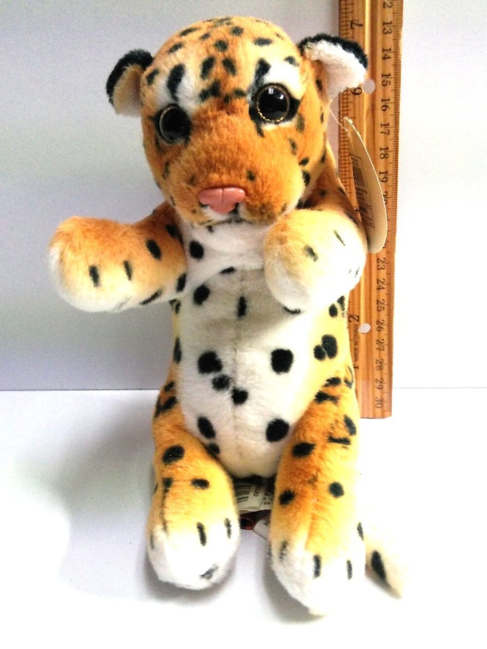 Jungle Cubbies Adventure Planet Leopard Toy Stuffed Animal Plush 8" Long